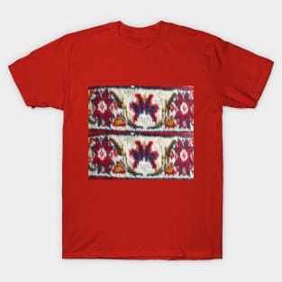 colorful flower pattern, floral designs, minimal art, abstract art, floral pattern, antique rug photo , For custom orders please DM me. T-Shirt